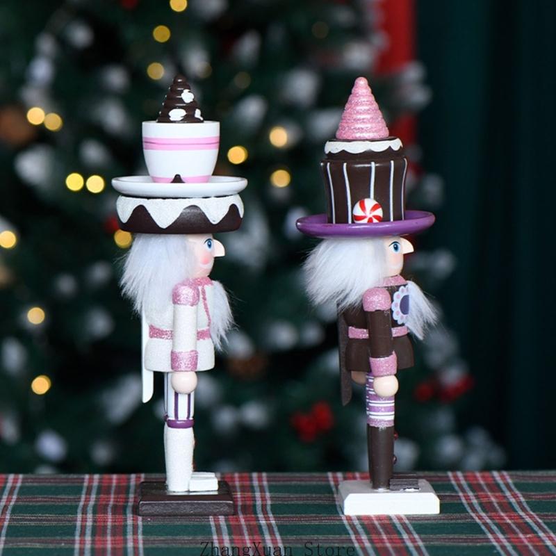 Nutcracker Figurine - Noel Ahşap Tatlı Fındıkkıranlardan Esinlenen Heykelcik