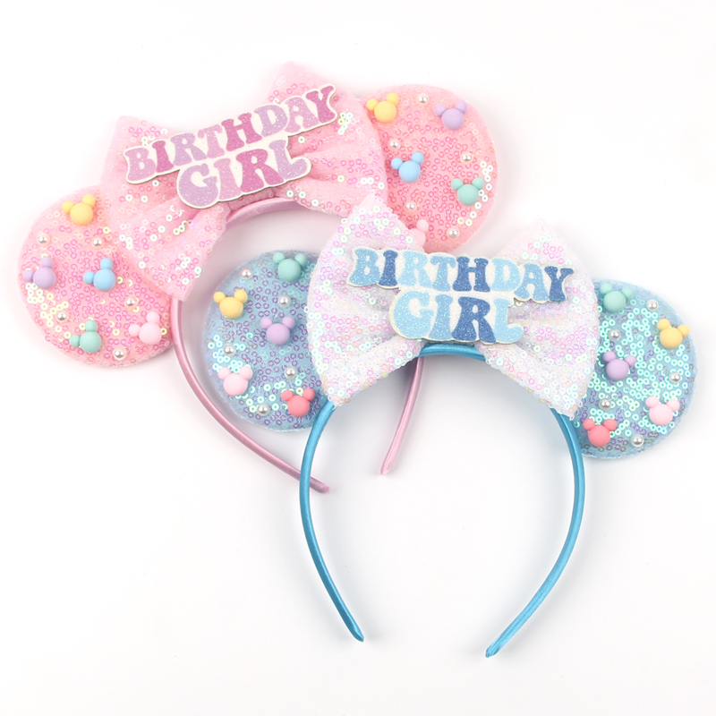 Ribbon Bow Gift - Kızlar Mutlu Doğum Günü Minnie Mouse