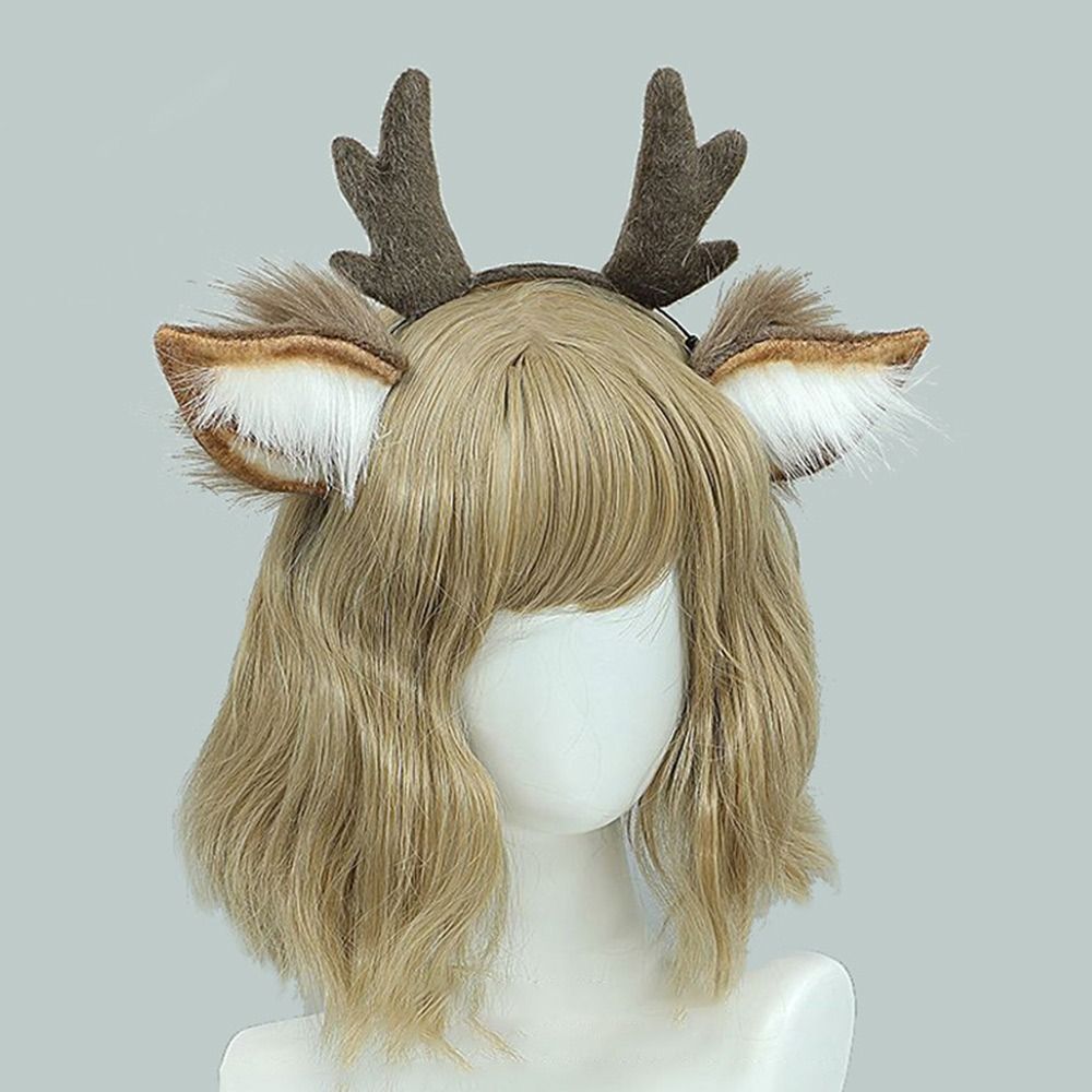 Reindeer Antlers Headband - Unisex Geyik Kulakları Ren Geyiği Boynuzu