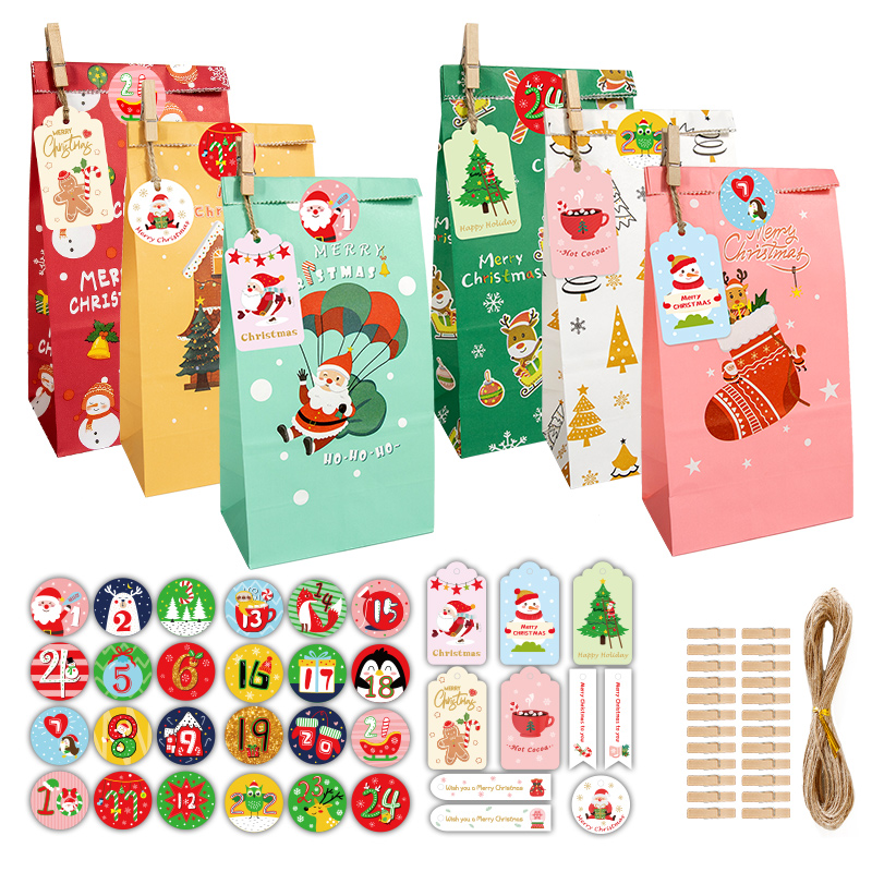 Advent Calendar Gift - 24 Set Advent Takvimi Noel Hediye