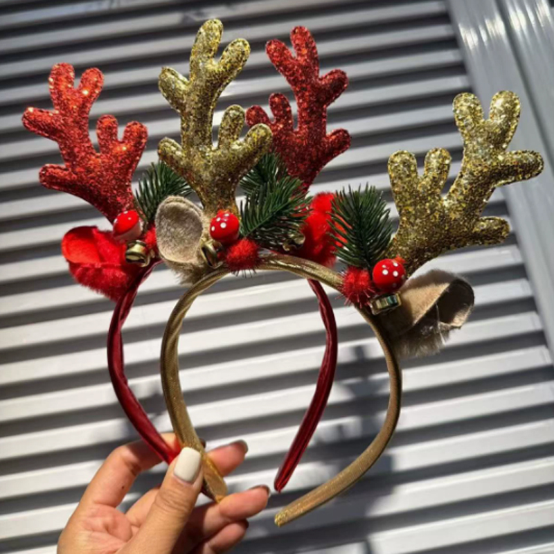 Noel Simli Geyik Boynuzu Taç B - Reindeer Antlers Headband incelemesi ve fiyatı