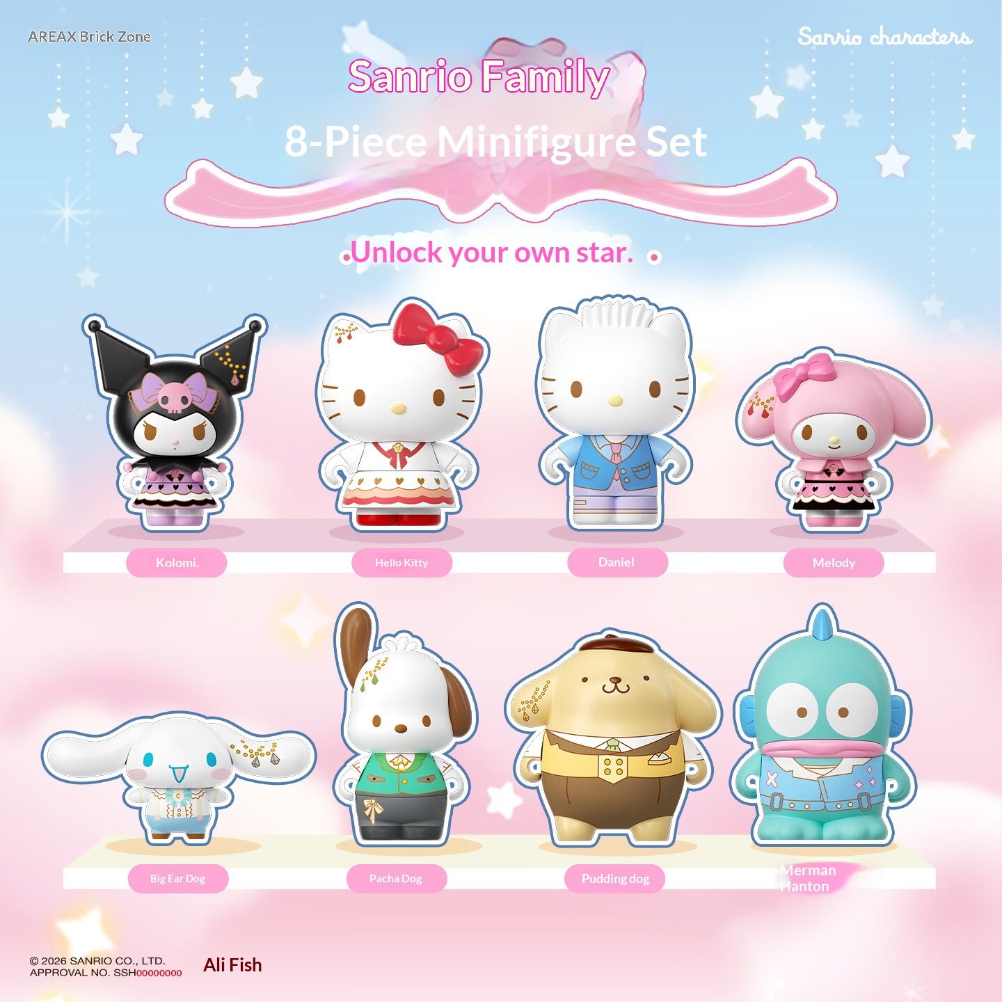 Areax Sanrio Karakterleri Yapı - Lego Set Technic incelemesi ve fiyatı