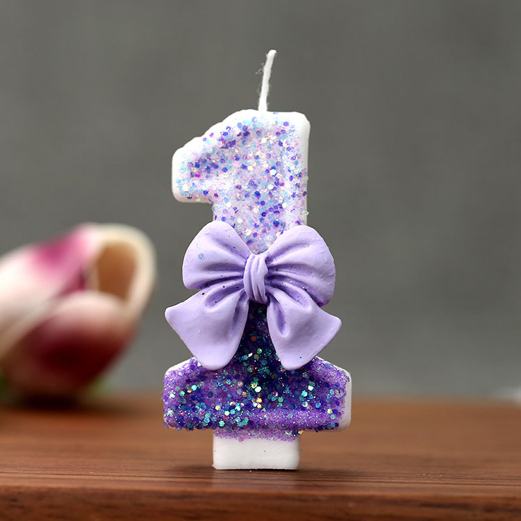 Yaratıcı Simli Kademeli Mor Fi - Holiday Candle Set incelemesi ve fiyatı